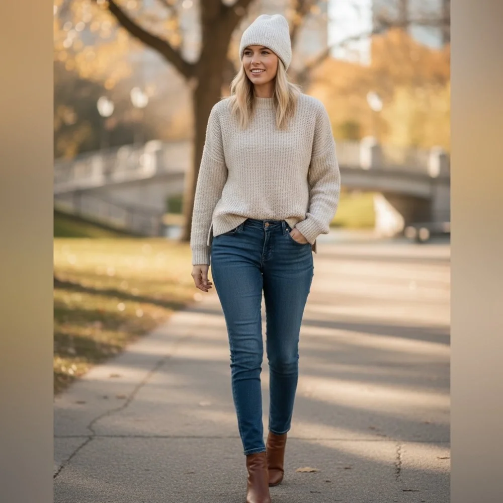 Hat Attack Metallic Sequin Sparkle‎ Beanie In Winter White Revolve Cozy Metallic